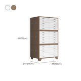 White Lateral Steel Small Lockable Filing Cabinets Image - 30