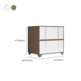 White Lateral Steel Small Lockable Filing Cabinets Image - 33