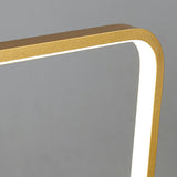 White LED Geometric Arc Table Lamp with Touch Switch Image - 12