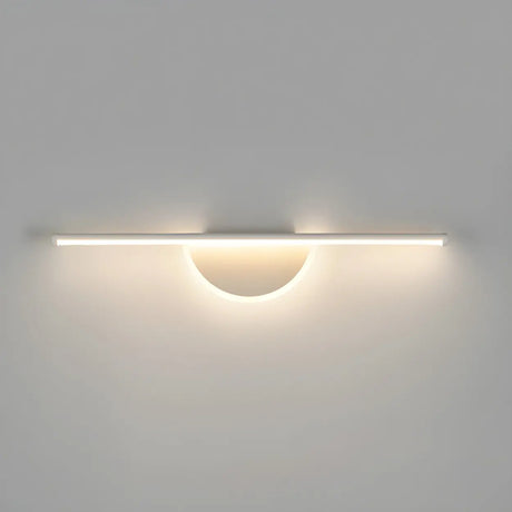 White Linear Acrylic Modern LED Bathroom Vanity Light Image - 2