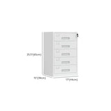 White Lockable Steel Drawers Large Filing Cabinets Image - 37