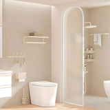 White Metal Rust Resistant Storage Bathroom Hardware Set Image - 13