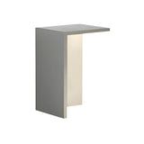 White Minimalist L-Shaped Outdoor Floor Table Lamp Image - 7