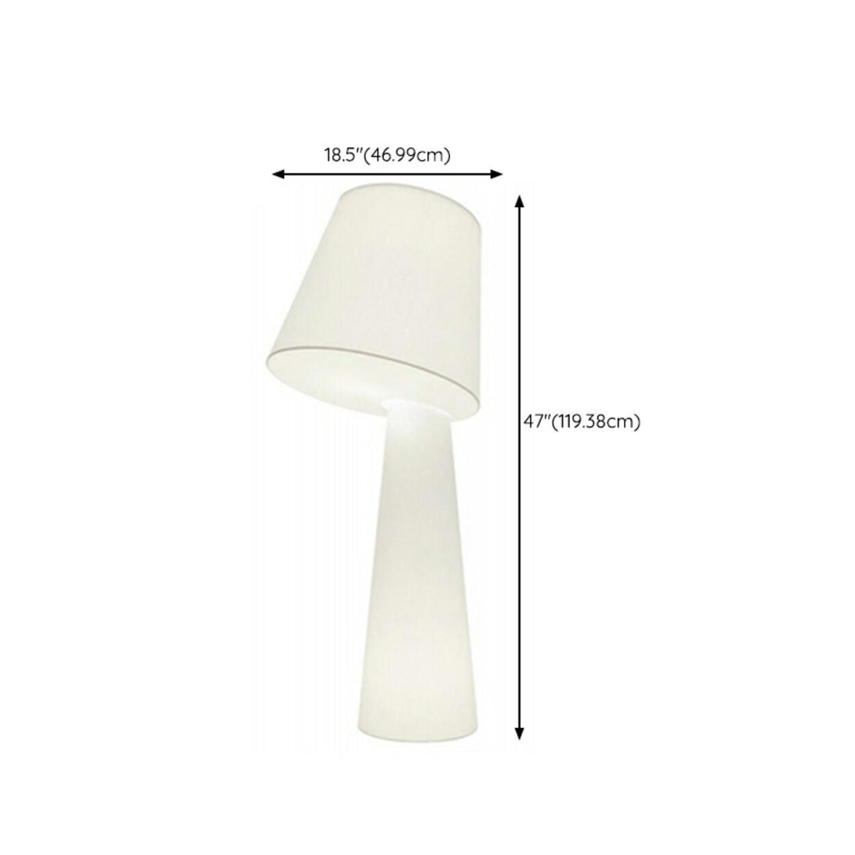 White Modern Alma Light Big Brother Floor Lamp 