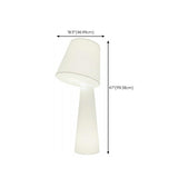 White Modern Alma Light Big Brother Floor Lamp #size