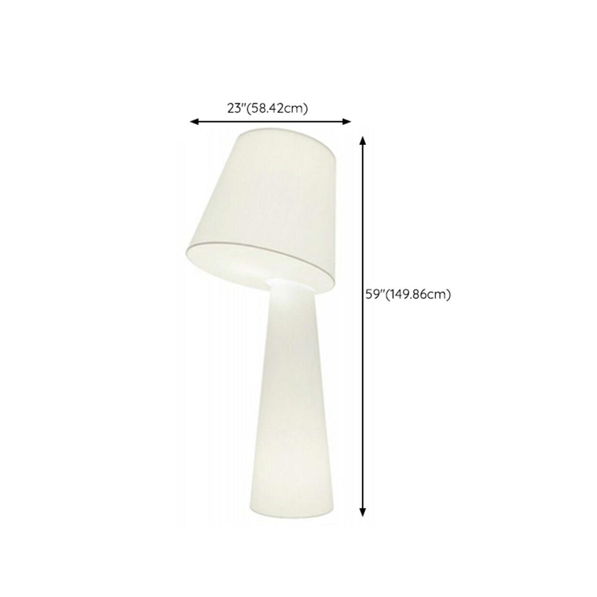 White Modern Alma Light Big Brother Floor Lamp Image - 17