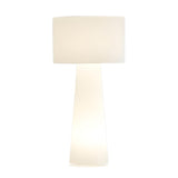 White Modern Cylindrical Oversized Modern Floor Lamp Image - 5