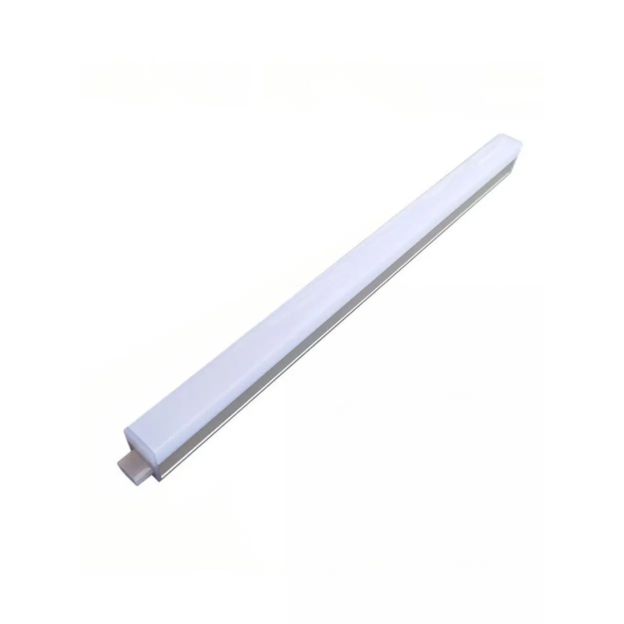 White Modern LED Rectangular Bathroom Vanity Light Image - 5