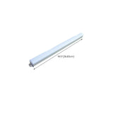 White Modern LED Rectangular Bathroom Vanity Light Image - 9