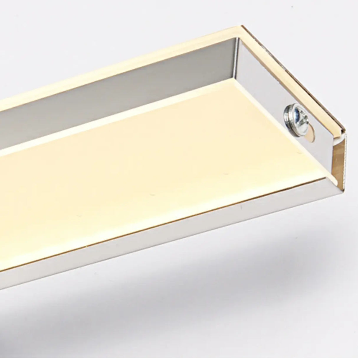 White Modern Linear LED Bathroom Vanity Light Fixture Image - 11