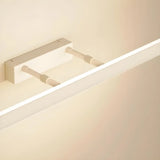 White Modern Rectangular Wall Bathroom Vanity Light Image - 11