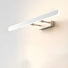 White Modern Rectangular Wall Bathroom Vanity Light Image - 3