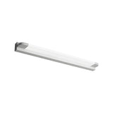 White Modern Straight Integrated LED Vanity Light Image - 10