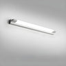 White Modern Straight Integrated LED Vanity Light Image - 17