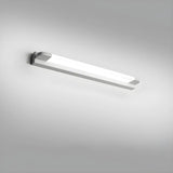 White Modern Straight Integrated LED Vanity Light Image - 9