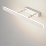 White Rectangular Silica Gel Wall Mounted Vanity Light Image - 5