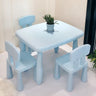 White Rectangular Toddler Table Chair 4 Piece Set Image - 10