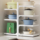 White Rust Resistant Metal Storage Baker's Rack Image - 1