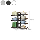 White Rust Resistant Metal Storage Baker's Rack Image - 16