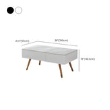 White Scratch Resistant Stone Lift Top Coffee Table Image - 14