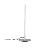 White Simple Metal Linear Candle Cordless Table Lamp Image - 3