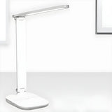 White Sleek Modern Foldable LED Reading Desk Lamp Image - 1