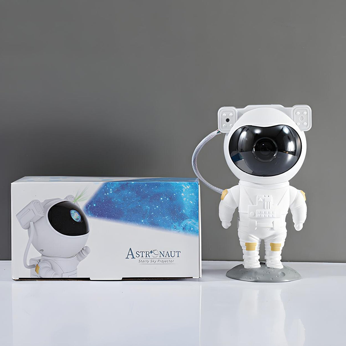 White Space Explorer Astronaut LED Bedside Table Lamp Image - 12