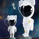 White Space Explorer Astronaut LED Bedside Table Lamp Image - 2