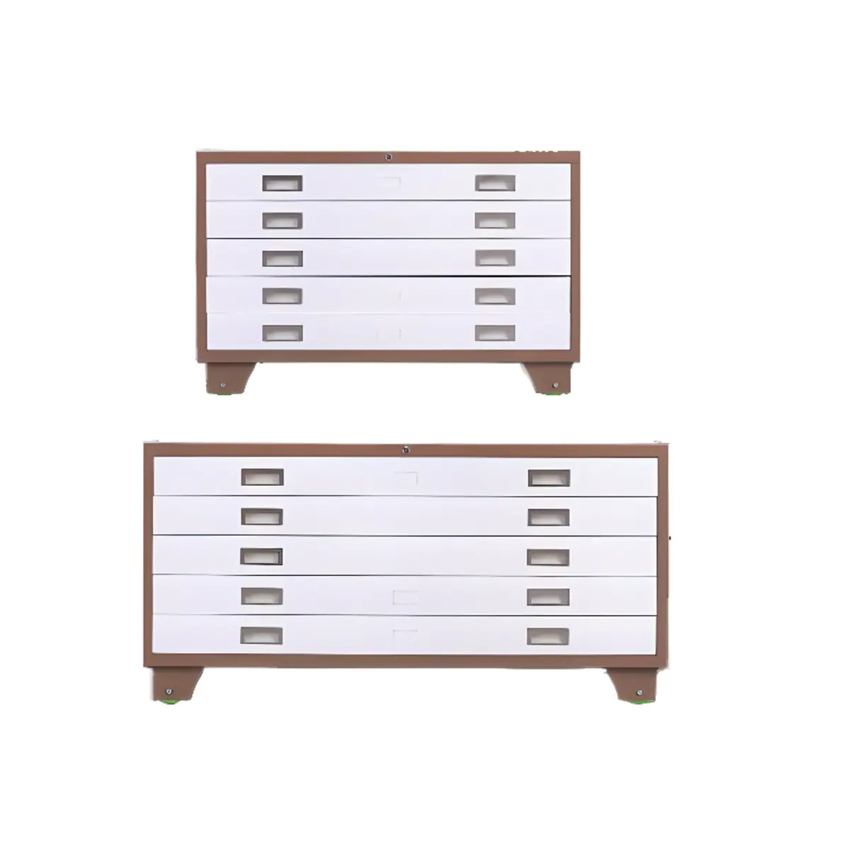 White Stackable Lateral Steel Storage Filing Cabinet Image - 11