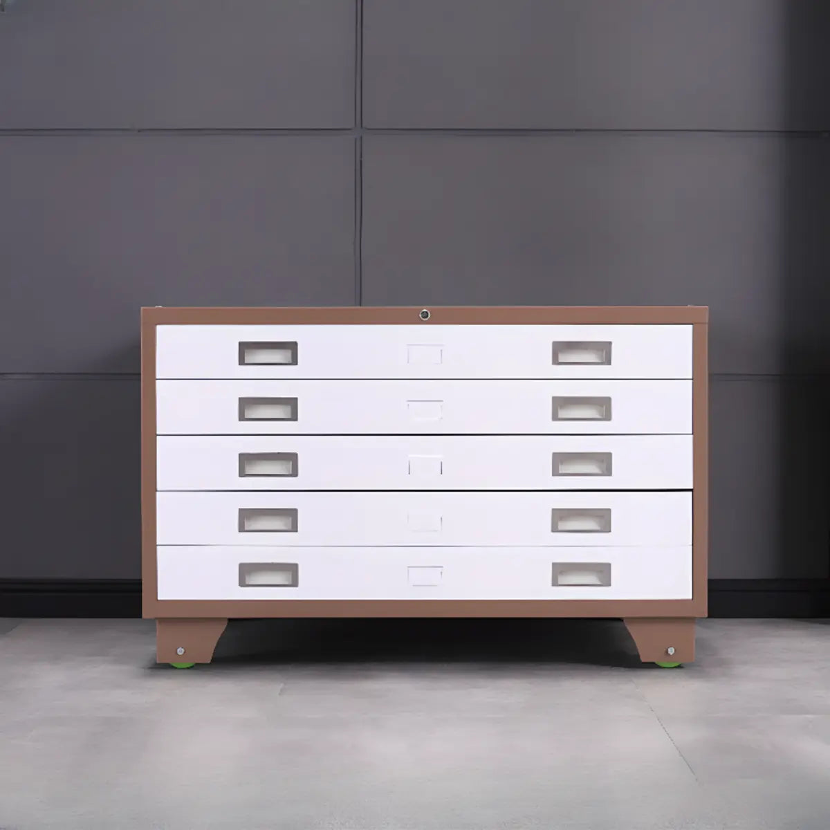 White Stackable Lateral Steel Storage Filing Cabinet Image - 12