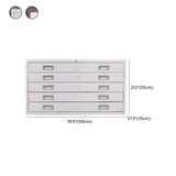 White Stackable Lateral Steel Storage Filing Cabinet #size