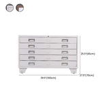 White Stackable Lateral Steel Storage Filing Cabinet Image - 19