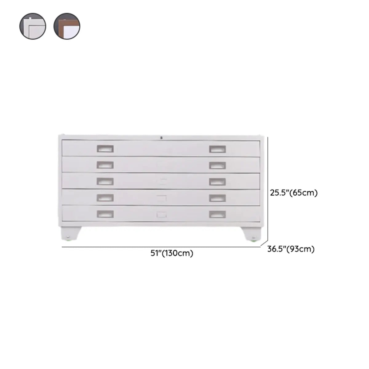 White Stackable Lateral Steel Storage Filing Cabinet Image - 21