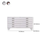 White Stackable Lateral Steel Storage Filing Cabinet Image - 21