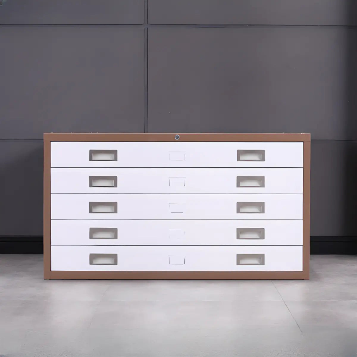 White Stackable Lateral Steel Storage Filing Cabinet Image - 7