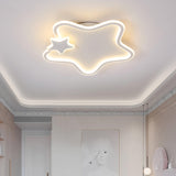 White Star Flush Mount Light Kids' Room Decor 2-Light Image - 14