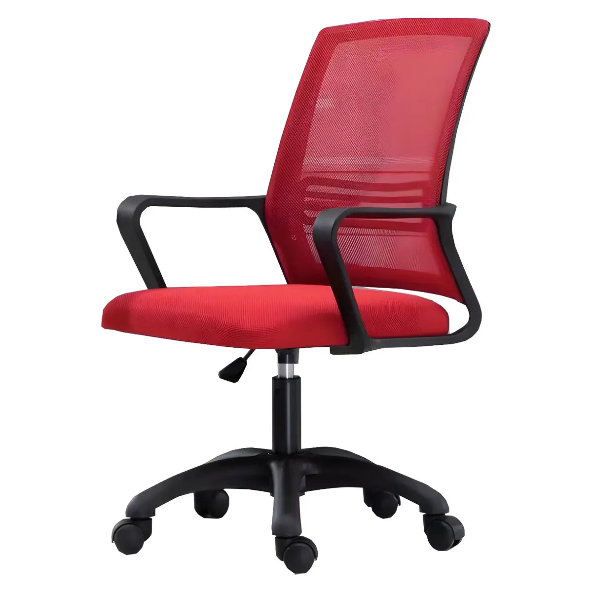 White Swivel Contemporary Mesh Ergonomic Office Chair Image - 22