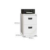 White Vertical Lockable Storage Drawer Filing Cabinet #size