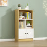 White Vertical Modern Rectangular Storage Bookcase Image - 11