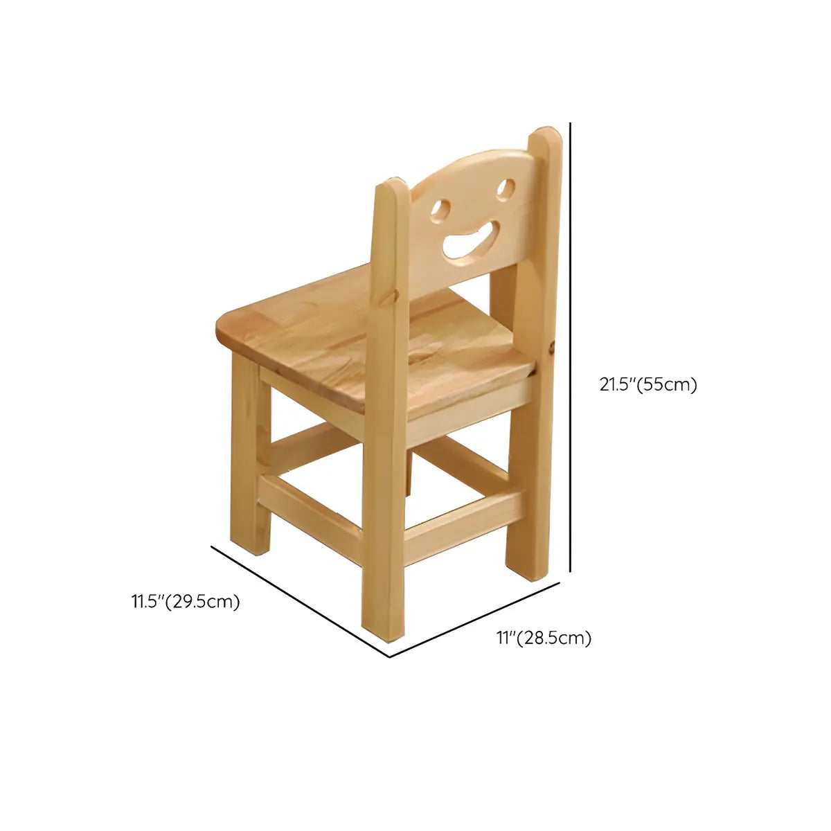 Wood Rectangle Storage Activity Table Chair Set Natural Image - 13