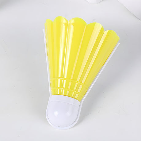 Yellow Badminton Ball Plug Mini LED Wall Night Light Image - 2