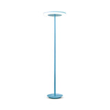 Yellow Macaron Style Acrylic Disc LED Floor Lamp Image - 10