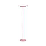 Yellow Macaron Style Acrylic Disc LED Floor Lamp Image - 13