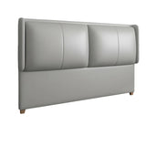 Yellow Rectangular Upholstered Wingback Headboard Image - 9