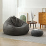 Yellow Removable Round Cotton Washable Bean Bag Chair Image - 11