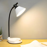 Yellow Simple Conical Dorm LED Modern Table Lamp Image - 4