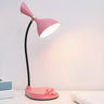 Yellow Simple Conical Dorm LED Modern Table Lamp Image - 9